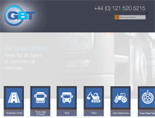 Tablet Screenshot of gbtyres.net